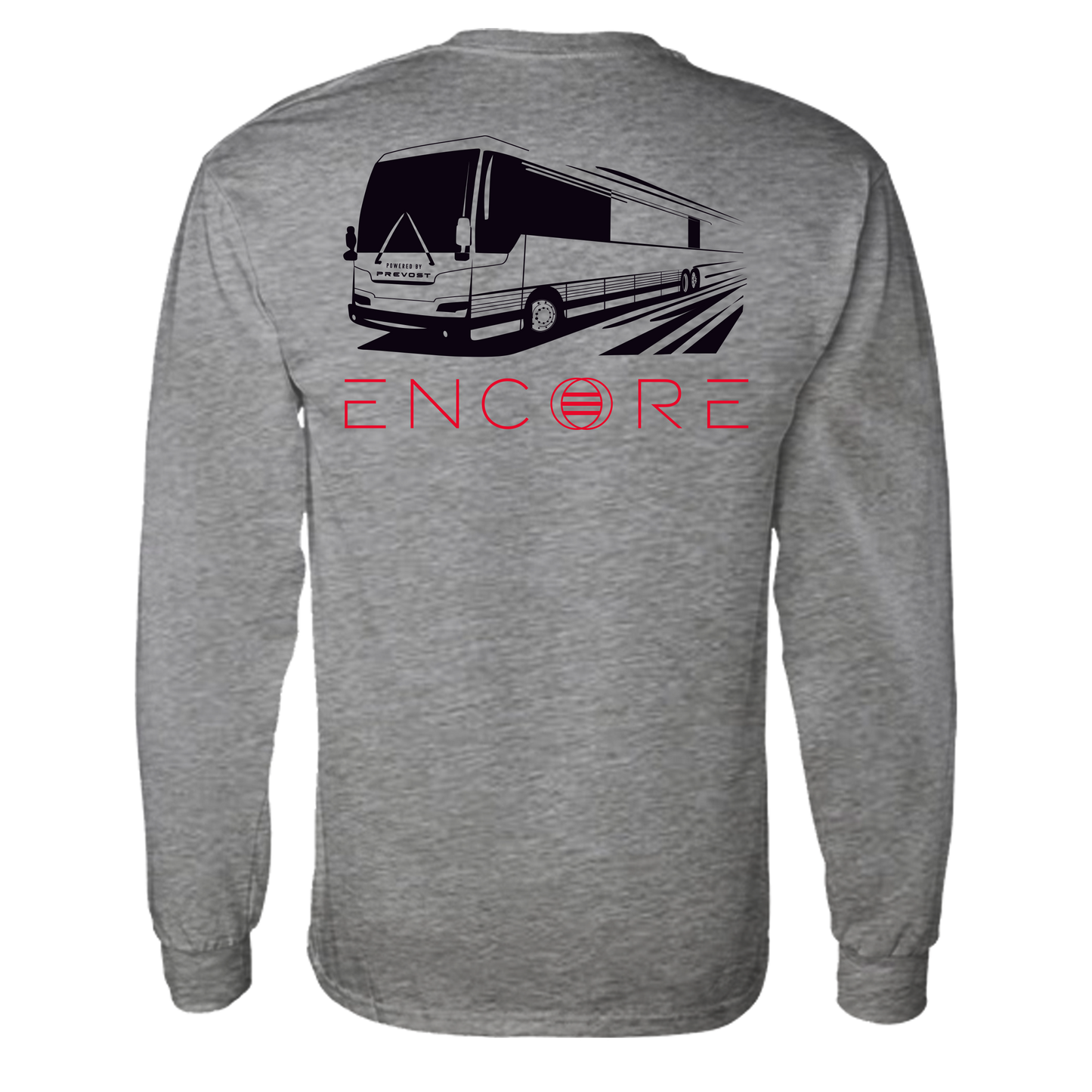Encore Long Sleeve T-Shirt- Heather Grey (Unisex)