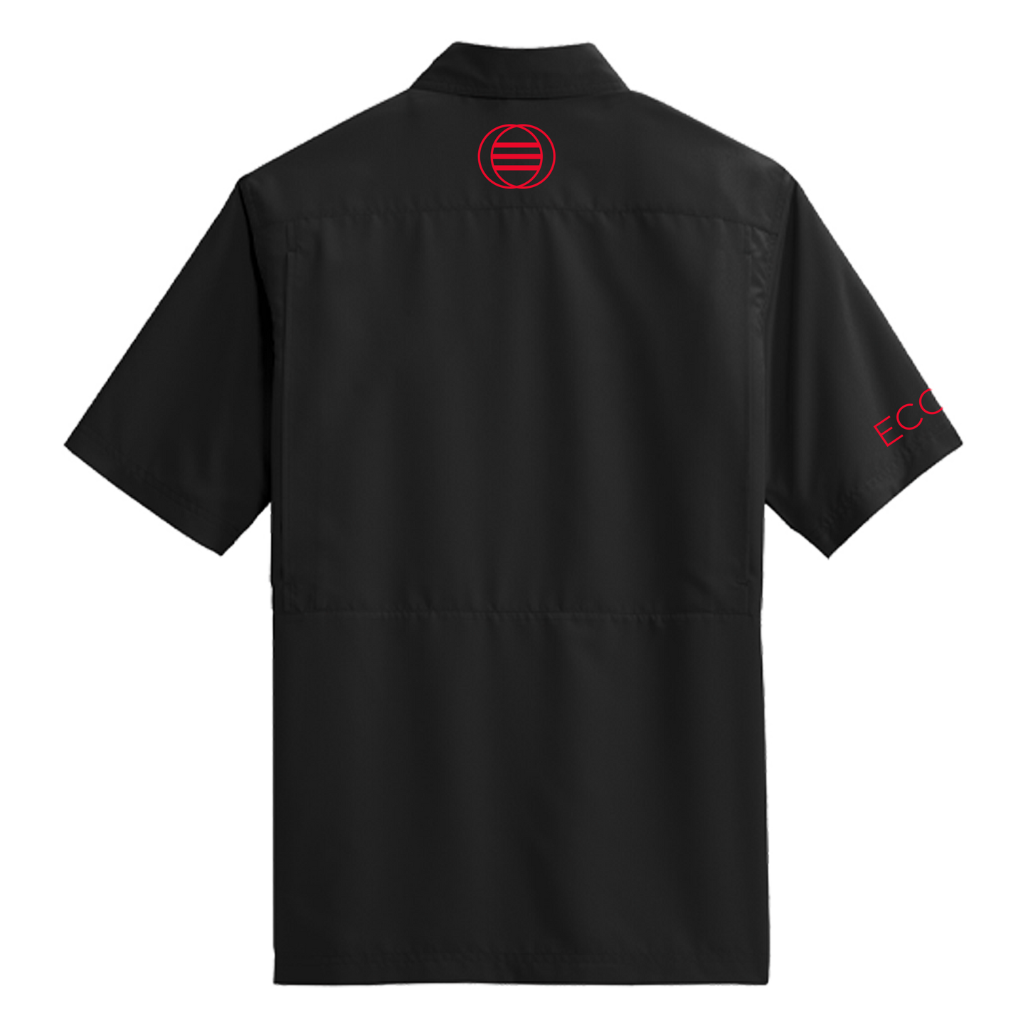 Encore Black Button Up ECO Fishing Shirt- Unisex