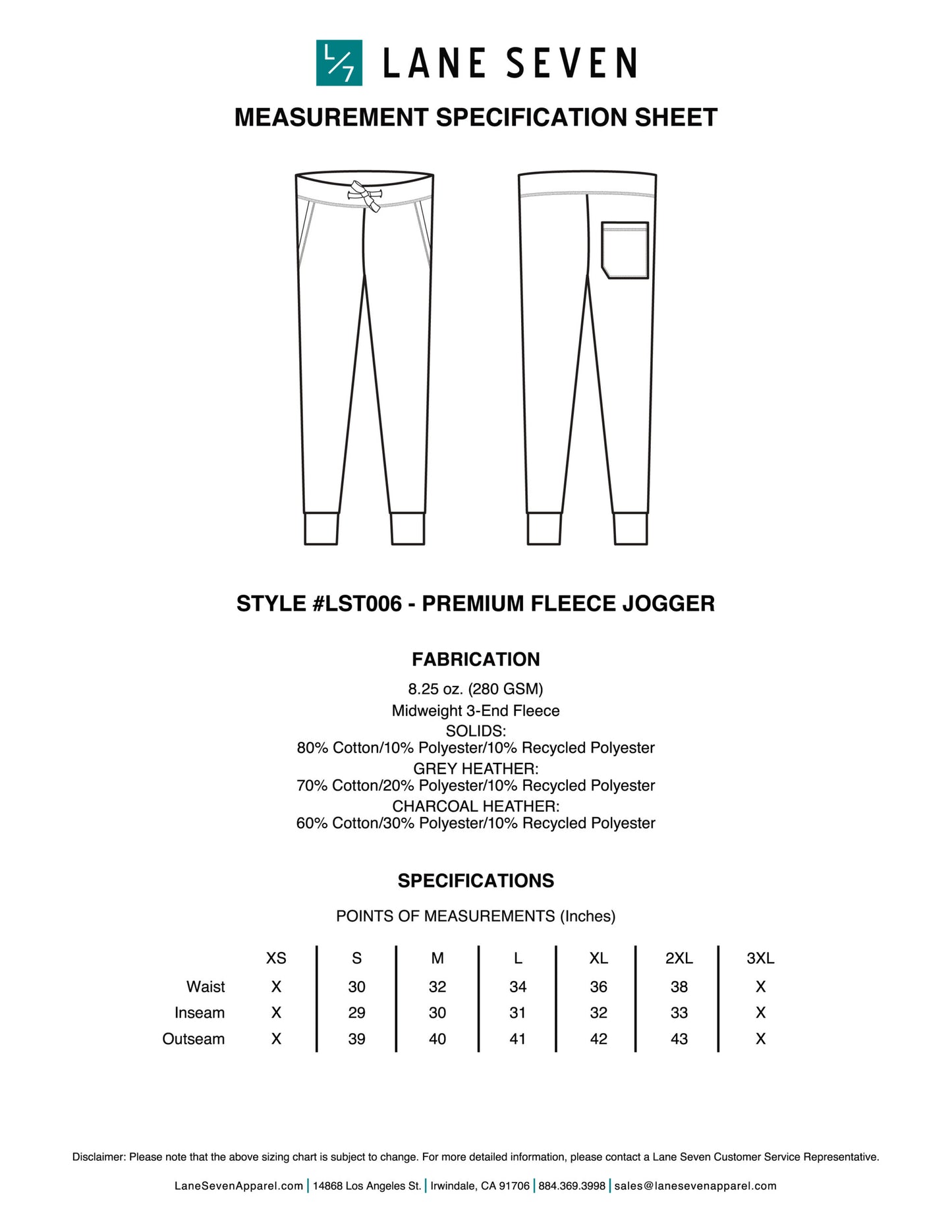 Encore Fleece Jogger (Unisex)